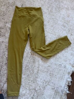 lululemon athletica Olive Green High-Rise Leggings